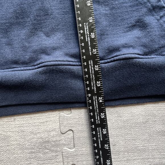 Patagonia Hoodie Women’s Large Pullover Navy Blue P-6 Logo Uprisal Sweatshirt - Picture 4 of 7